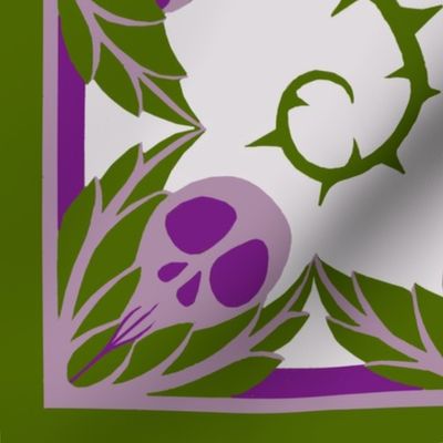 Deadly Nightshade Hawaiian Quilt