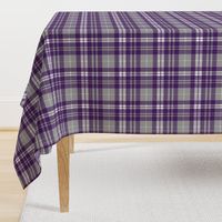 fall plaid - dark purple, white, grey - fearfully and wonderfully made coordinate