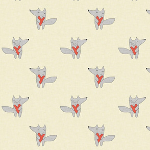 fox in love beige