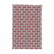 london bus // england tourist double decker bus iconic fabric grey