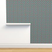 london bus // england tourist double decker bus iconic fabric turquoise