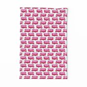 london bus // england tourist double decker bus iconic fabric pink