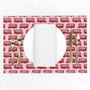 london bus // england tourist double decker bus iconic fabric red pink