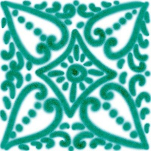 Spanish Tile N5 (Pantone Arcadia Green)