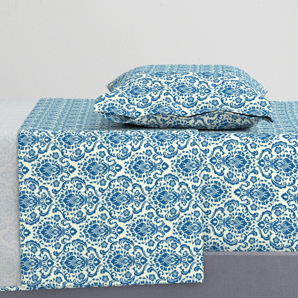 Classic Damask Blue