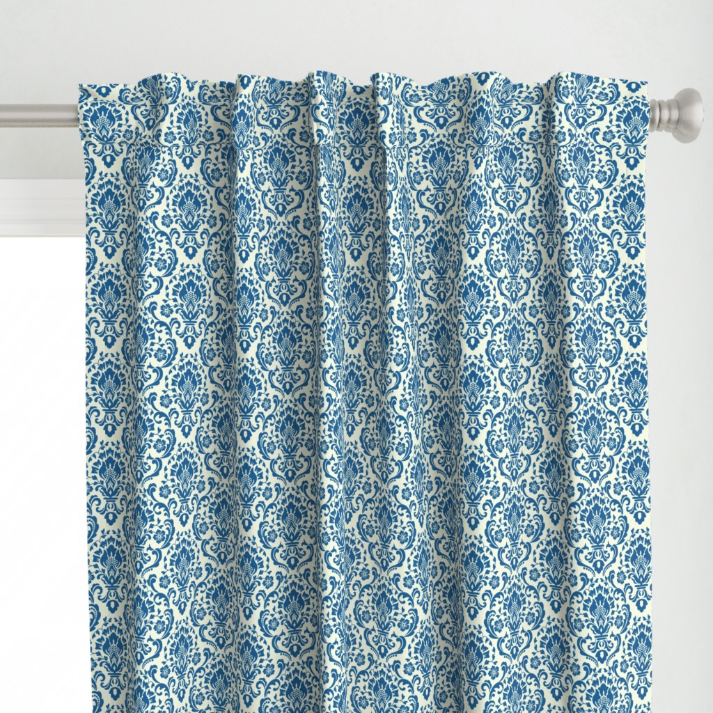 Classic Damask Blue