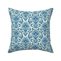 Classic Damask Blue