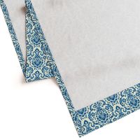 Classic Damask Blue