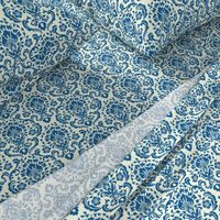 Classic Damask Blue