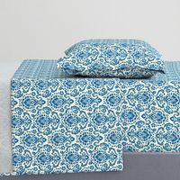 Classic Damask Blue