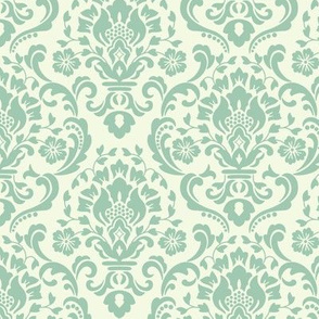 Classic Damask Lime