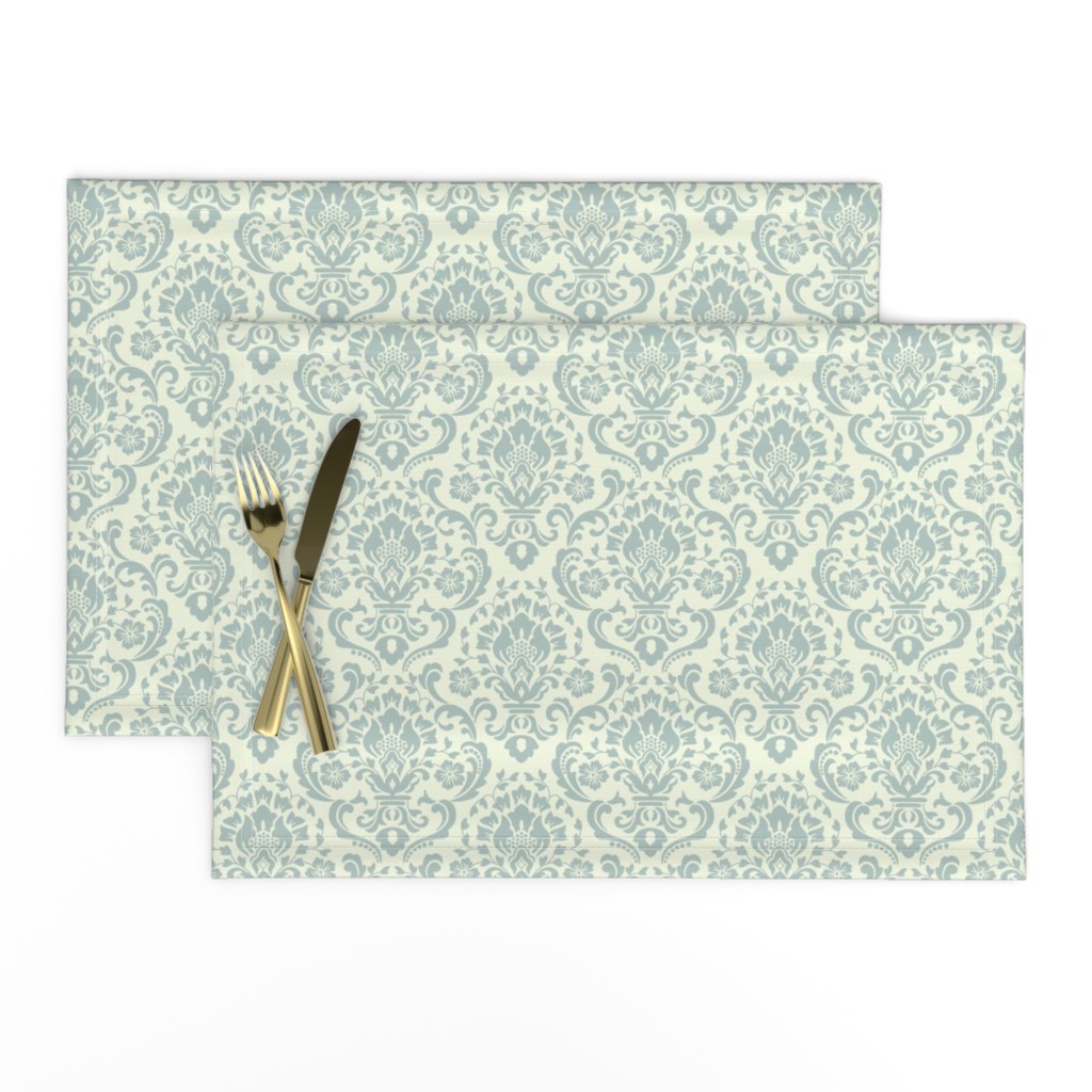 Classic Damask Silver