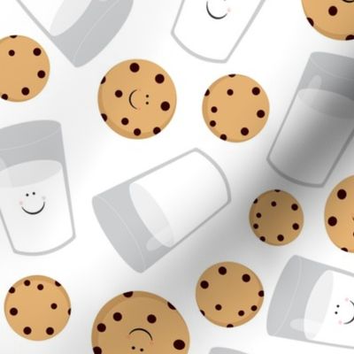 Happy Milk and Cookies White