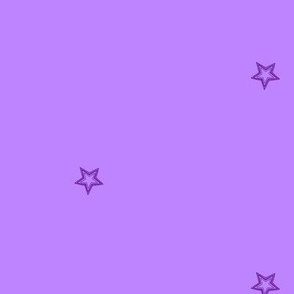 Tiny Purple Stars on Lilic Background