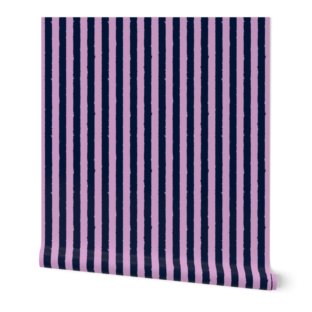 distress stripe light orchid navy