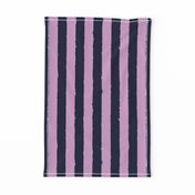 distress stripe light orchid navy