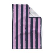 distress stripe light orchid navy