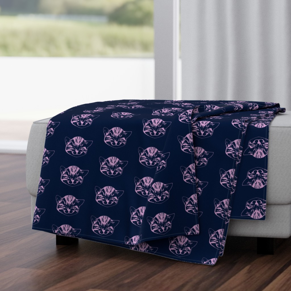 kitty medium navy light orchid