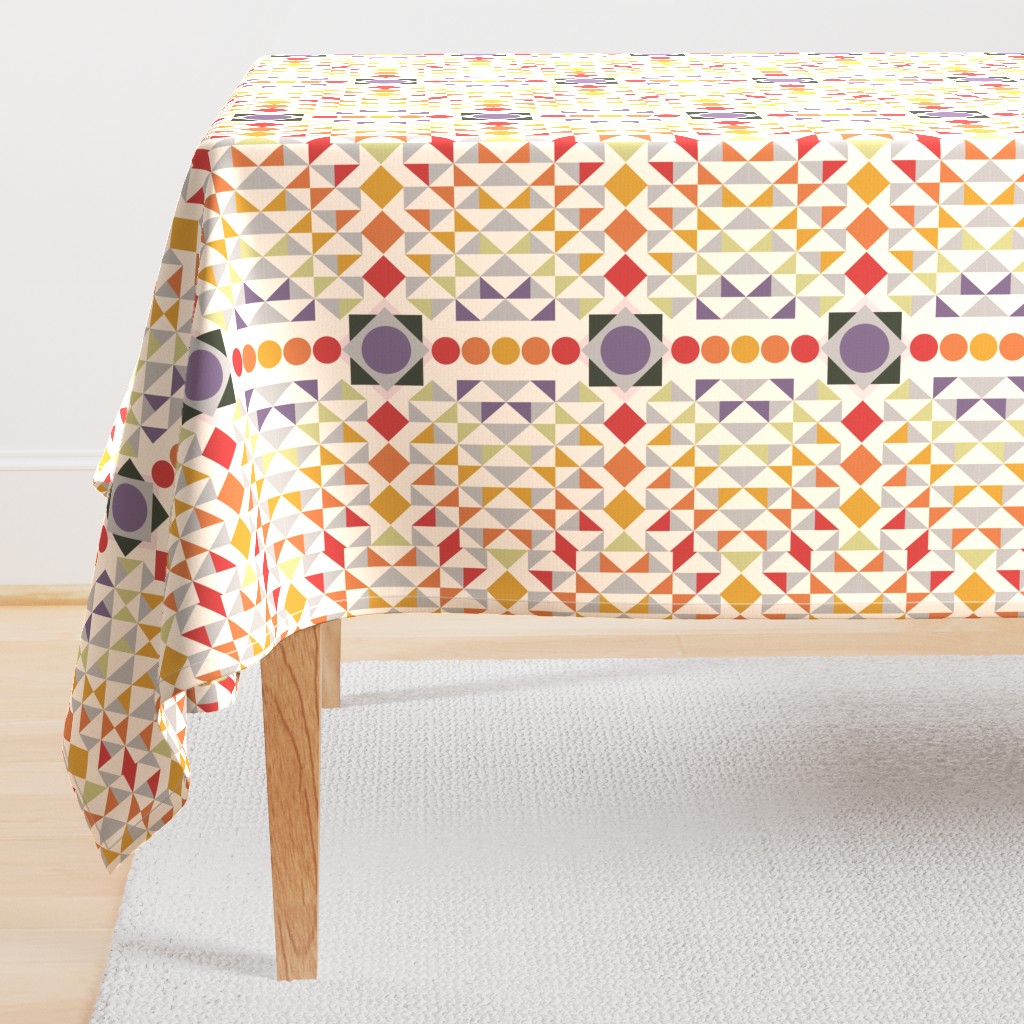 Kilim Geometric muted light