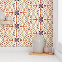 Kilim Geometric muted light