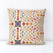 Kilim Geometric muted light