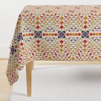 Kilim Geometric muted light