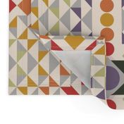 Kilim Geometric muted light