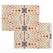 Kilim Geometric muted light