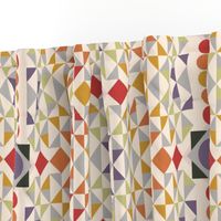 Kilim Geometric muted light