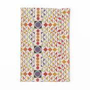 Kilim Geometric muted light