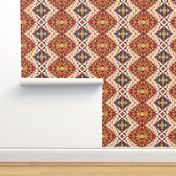 Diamond Kilim warm white