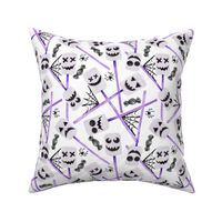 8" Spooky Marshmallow Ghosts // Purple