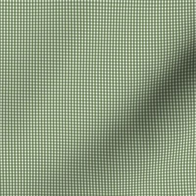 gingham 1/16" hunter green