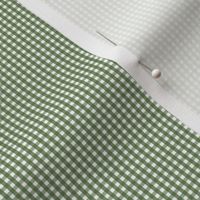 gingham 1/16" hunter green