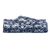 Mythos - Nautical Octopus Damask Blue Large Scale