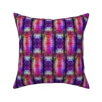 NEW WEAVE KILIM NAVAJO IKAT ROLLS 2 FUCHSIA ULTRAVIOLET PURPLE