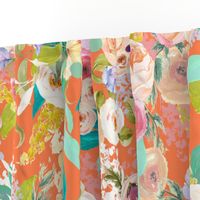 Pastel Garden Spring Floral // Persimmon