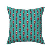 london soldier // palace guards tourist england fabric turquoise