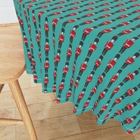 london soldier // palace guards tourist england fabric turquoise