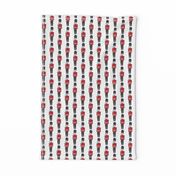 london soldier // palace guards tourist england fabric white red