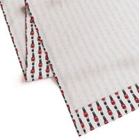 london soldier // palace guards tourist england fabric white red