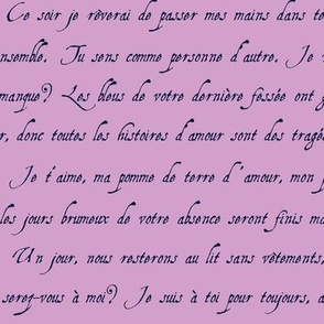 lettre d'amour orchid pale marine