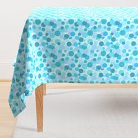 Polka Dots - Blue on Blue