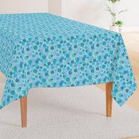 Polka Dots - Blue on Blue