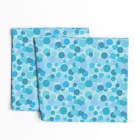 Polka Dots - Blue on Blue