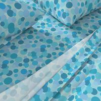 Polka Dots - Blue on Blue