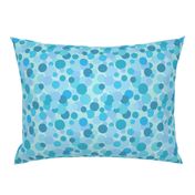 Polka Dots - Blue on Blue