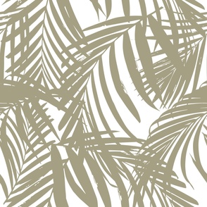 palm leaves LARGE - palm tree olive 