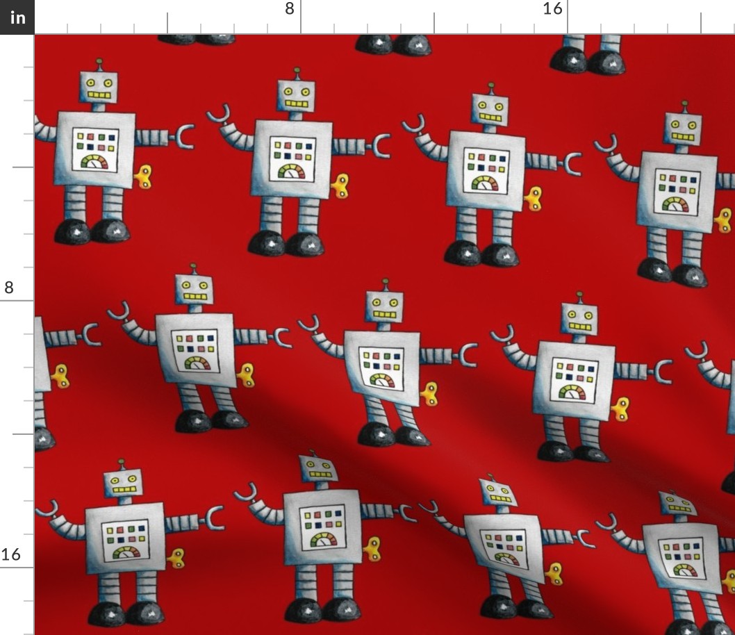 Robots (Red Background)