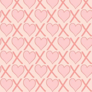 Posh Pink Hugs & Kisses/ Heart-X